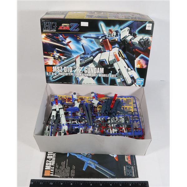 BANDAI MSZ-010 ZZ GUNDAM MODEL KIT