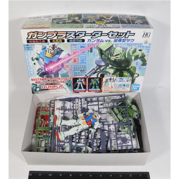 BANDAI GUNPLA STARTED SET GUNDAM HG AND PRODUCTION