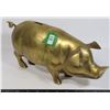 Image 1 : VINTAGE BRASS PIG FIGURE