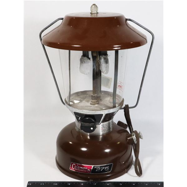 COLEMAN LANTERN MODEL 275, WITH COLEMAN GLOBE
