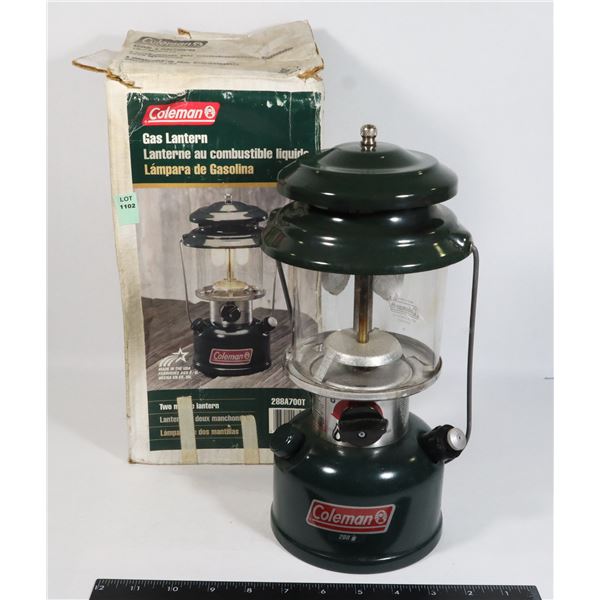 COLEMAN LANTERN MODEL 288, WITH COLEMAN GLOBE AND