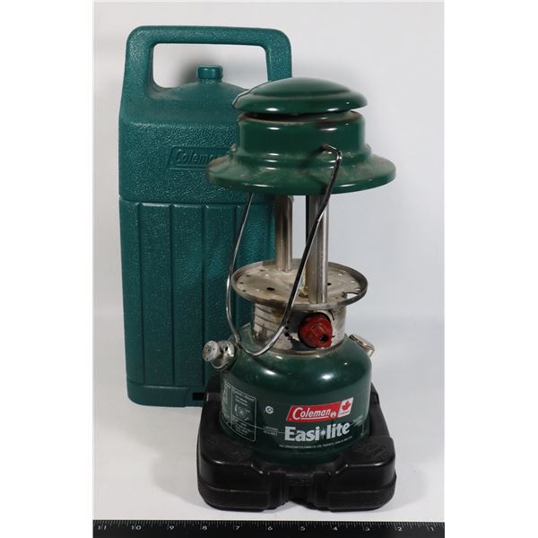 COLEMAN LANTERN MODEL 325, NO GLOBE, COMES IN