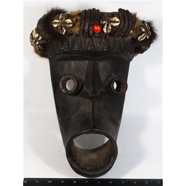 WEST AFRICAN CARVED WOOD MASK