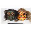 Image 1 : PAIR OF WEST AFRICAN CARVED WOOD MASK