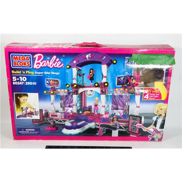 MEGA BLOKS BARBIE BUILD N' PLAY SUPER STAR STAGE