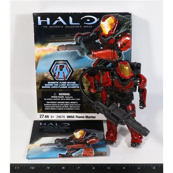 MEGA BLOKS HALO UNSC FLAME MARINE SET