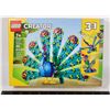 NEW LEGO CREATOR 3 IN 1 EXOTIC PEACOCK