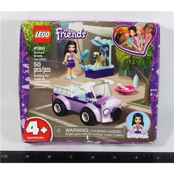 NEW LEGO FRIENDS EMMA'S MOBILE VET CLINIC SET