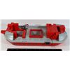 Image 1 : LEGO BOAT HULL (ONLY HULL AND SOME EXTRA RED PART,