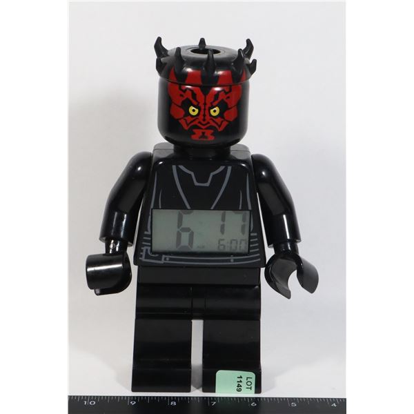 LEGO STAR WARS DARTH MAUL ALARM CLOCK
