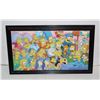 Image 1 : THE SIMPSONS FRAMED CANVAS ART PICTURE
