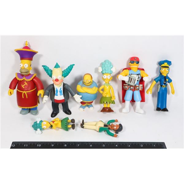 BUNDLE OF ASSORTED SIMPSONS FIGURES
