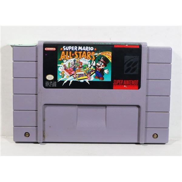 AUTHENTIC SUPER NINTENDO GAME: SUPER MARIO ALL