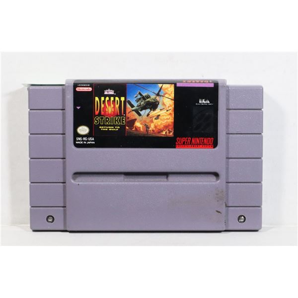 AUTHENTIC SUPER NINTENDO GAME: DESERT STRIKE