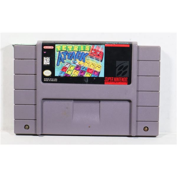 AUTHENTIC SUPER NINTENDO GAME: TETRIS ATTACK