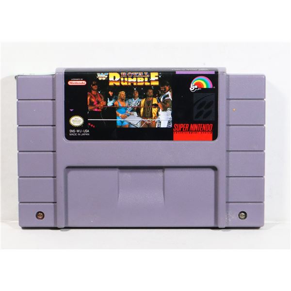 AUTHENTIC SUPER NINTENDO GAME: WWF ROYAL RUMBLE