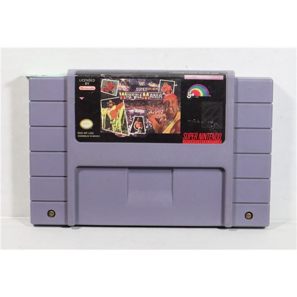 AUTHENTIC SUPER NINTENDO GAME: WWF SUPER WRESTLE