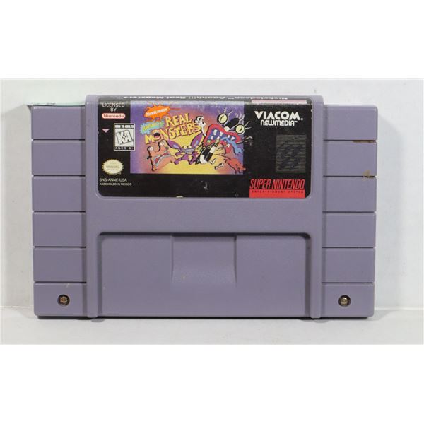 AUTHENTIC SUPER NINTENDO GAME: NICKELODEON AAAHH!!