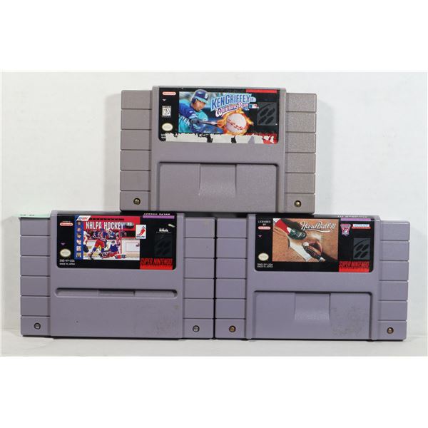 AUTHENTIC SUPER NINTENDO GAMES: NHLPA HOCKEY,