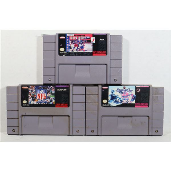 AUTHENTIC SUPER NINTENDO GAMES: NHLPA HOCKEY '93,