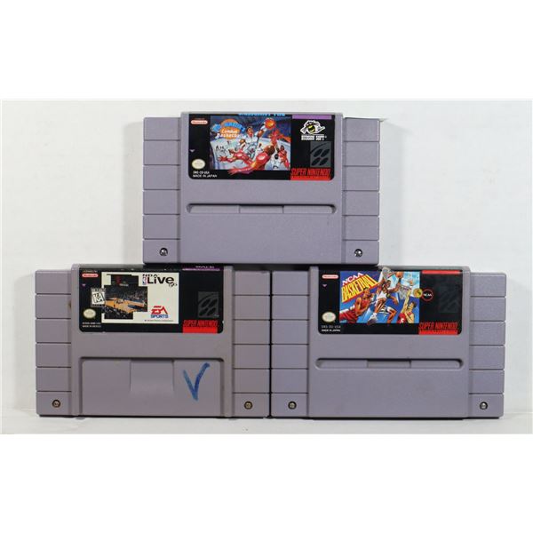 AUTHENTIC SUPER NINTENDO GAMES: BILL LAIMBEER'S