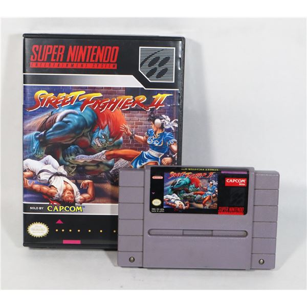 AUTHENTIC SUPER NINTENDO GAME: STREET FIGHTER II
