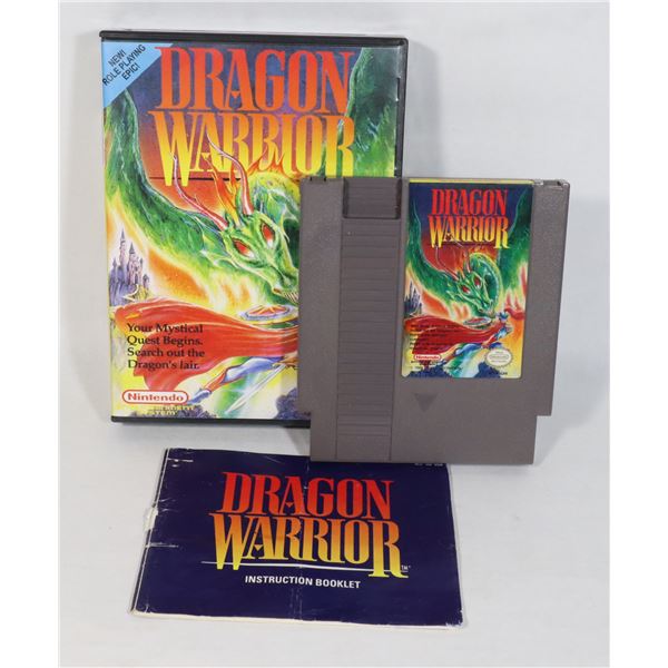 AUTHENTIC NINTENDO GAME: DRAGON WARRIOR WITH