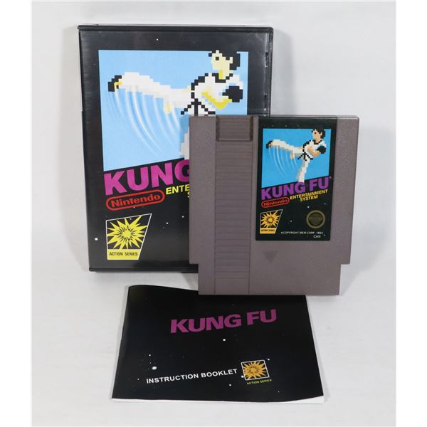 AUTHENTIC NINTENDO GAME: KUNG FU WITH HIGH QUALITY