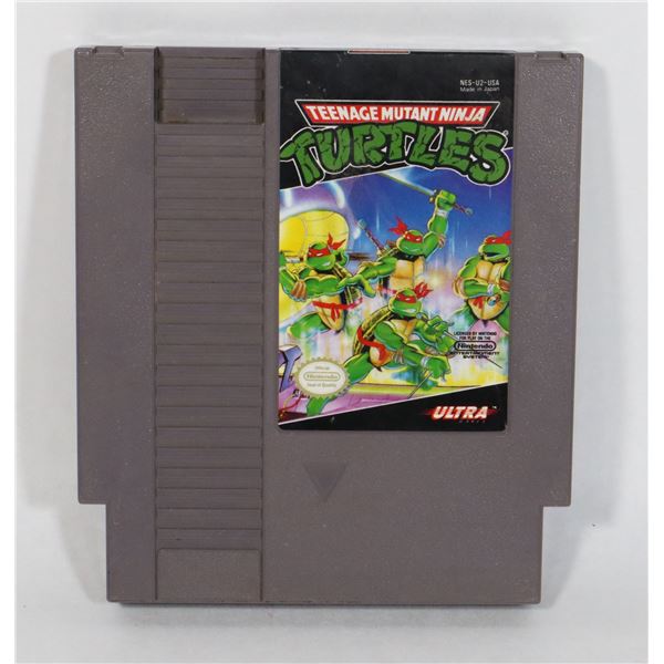 AUTHENTIC NINTENDO GAME: TEENAGE MUTANT NINJA