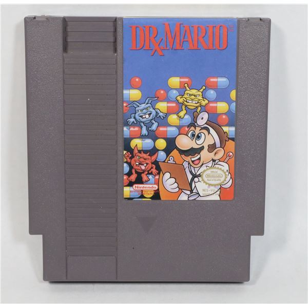 AUTHENTIC NINTENDO GAME: DR. MARIO