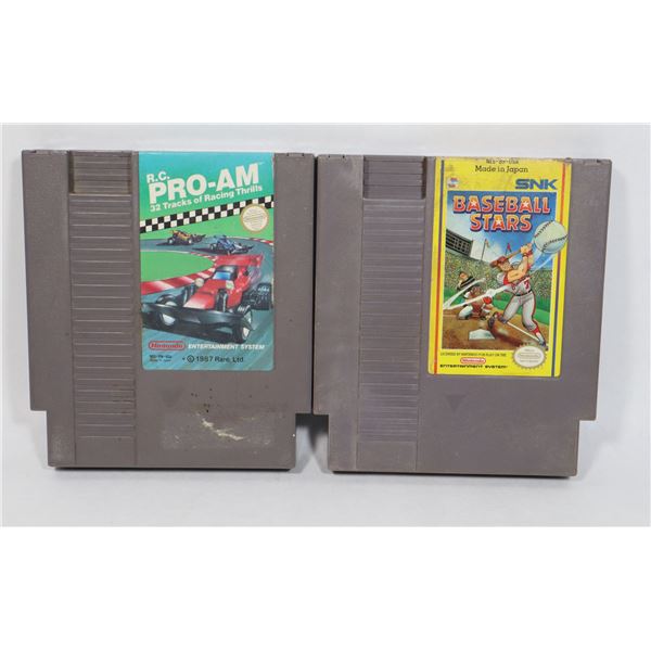 AUTHENTIC NINTENDO GAMES: R.C. PRO-AM, AND