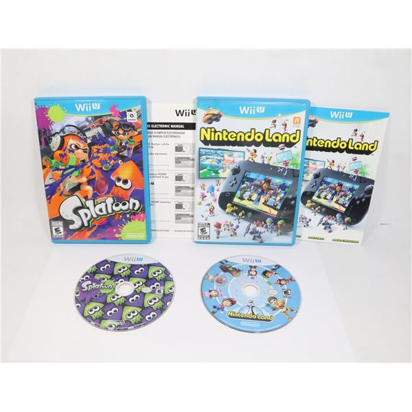 NINTENDO WIIU AUTHENTIC: SPLATOON AND NINTENDOLAND