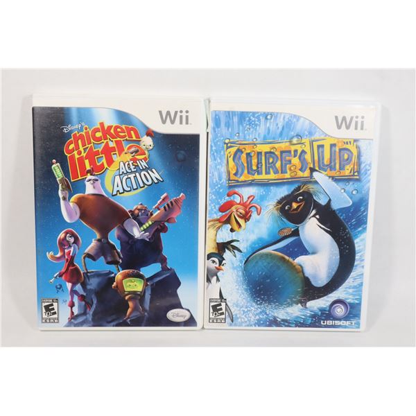 NINTENDO WII AUTHENTIC: SURF'S UP, AND DISNEY