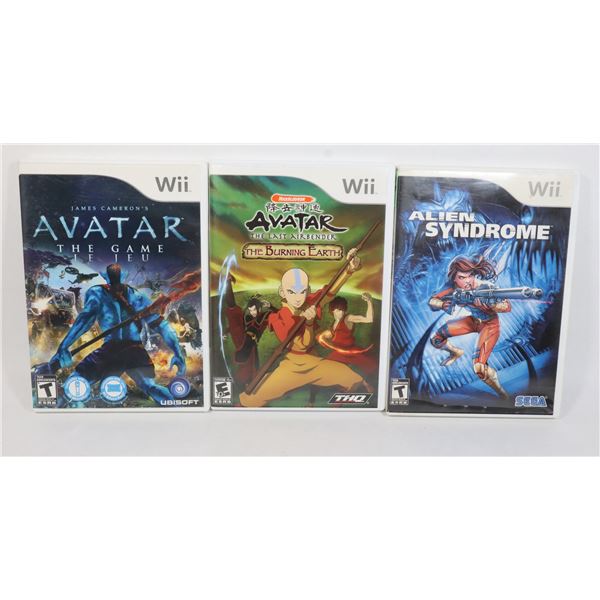 NINTENDO WII AUTHENTIC: AVATAR THE GAME, ALIEN