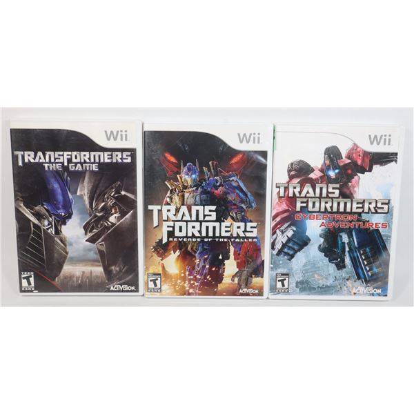 NINTENDO WII AUTHENTIC: TRANSFORMERS THE GAME,