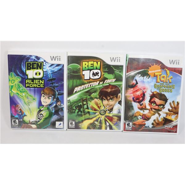 NINTENDO WII AUTHENTIC: BEN 10 ALIEN FORCE, BEN 10