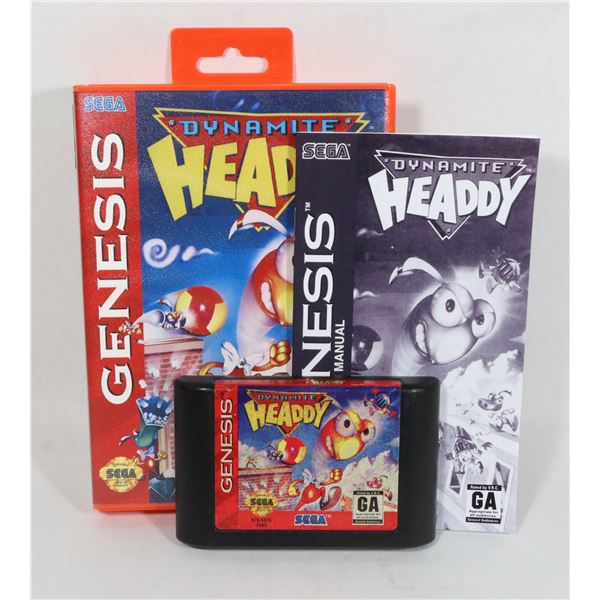 SEGA GENESIS DYNAMITE HEADDY GAME