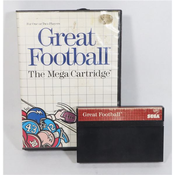 SEGA MASTER SYSTEM GREAT FOOTBALL THE MEGA