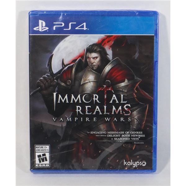 NEW FACTORY SEALED PLAYSTATION 4 PS4 IMMORTAL REALMS VAMPIRE WARS