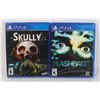 Image 1 : NEW FACTORY SEALED PLAYSTATION 4 PS4 SKULLY, AND FLASHBACK