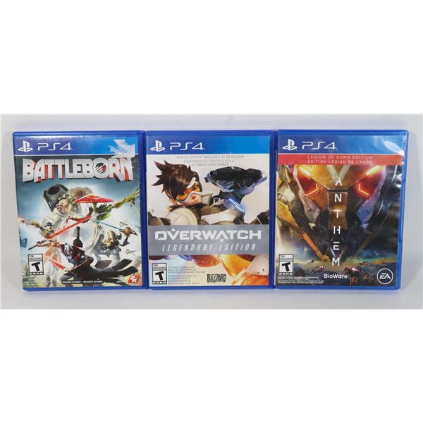 PLAYSTATION 4 PS4 BATTLEBORN, OVERWATCH LEGENDARY
