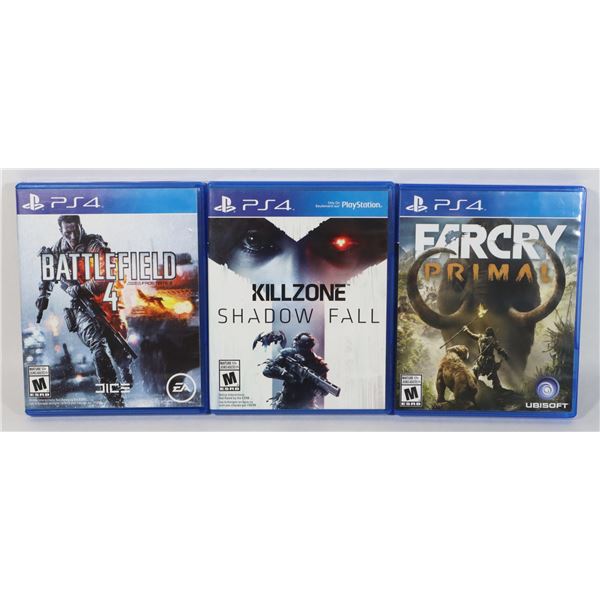 PLAYSTATION 4 PS4 BATTLEFIELD 4, KILLZONE: SHADOW