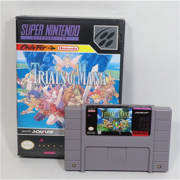 HIGH QUALITY REPLICA TRIALS OF MANA SUPER NINTENDO