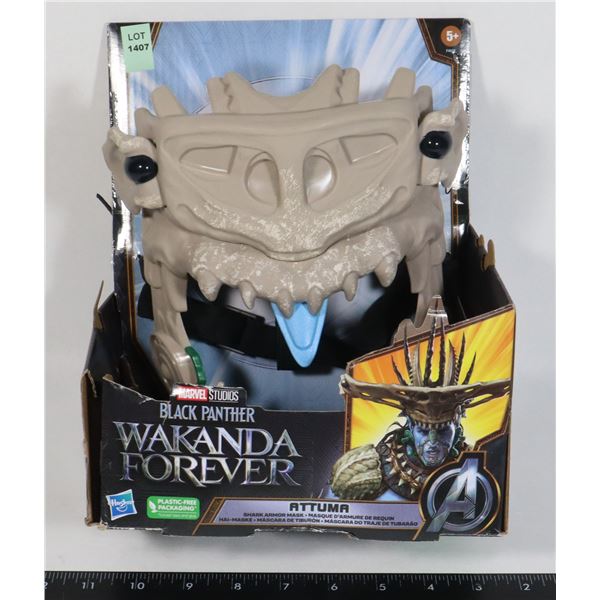 NEW WAKANDA FOREVER ATTUA SHARK ARMOR MASK