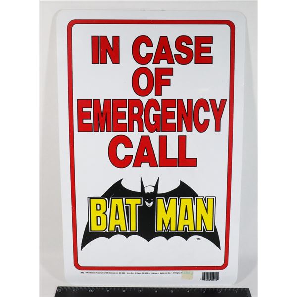 1982 MADE IN THE USA "IN CASE OF EMERGENCY CALL