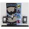 COLLECTION OF BATMAN BUTTONS, 1939-1989 SET, AND
