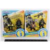 TWO DC SUPER FRIENDS IMAGINEXT BATMAN SETS