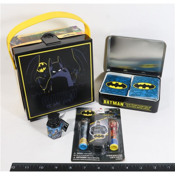 LEGO BATMAN LUNCHBOX WITH CONTENTS