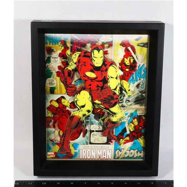 THE INVINCIBLE IRON MAN 3D WALL ART