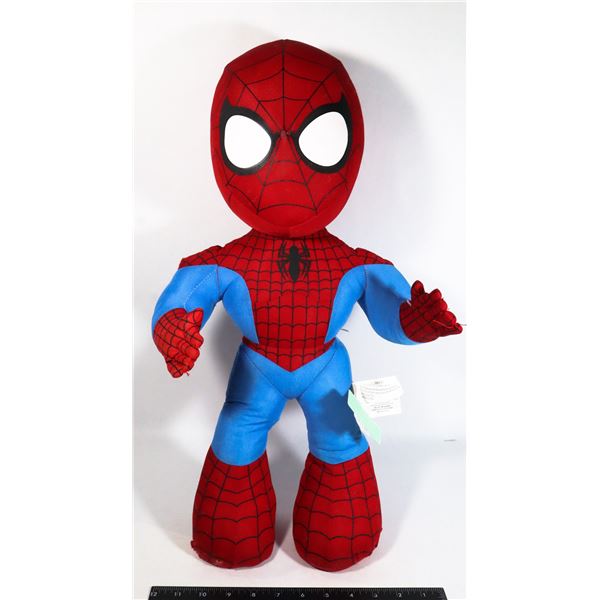 MARVEL SPIDERMAN WEIGHTED FEET STUFFED TOY